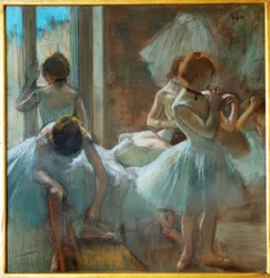 Bailarinas en reposo