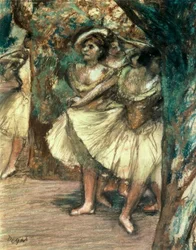 Bailarinas en verde