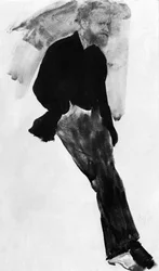 Edouard Manet (1832-1883) Pintor francés, dibujo de Edgar Degas