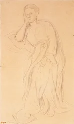 Eugenie Fiocre, estudio para Mlle Fiocre en el ballet La Fuente, c.1867