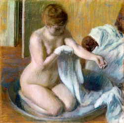Mujer en la bañera, ca. 1883
