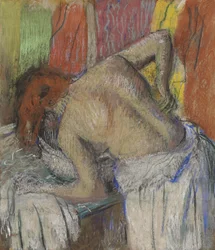 Mujer secándose la espalda, c. 1895