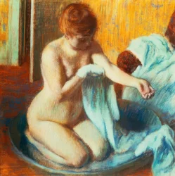 Mujer en la bañera