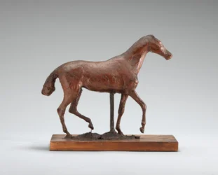 Caballo caminando, posiblemente principios de 1870