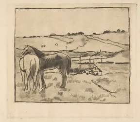 Caballos en el Prado, 1891-92