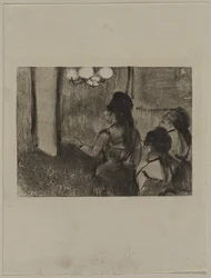 En el salón, c. 1880s