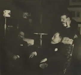 Jules Taschereau, Edgar Degas y Jacques-Emile Blanche, diciembre de 1895