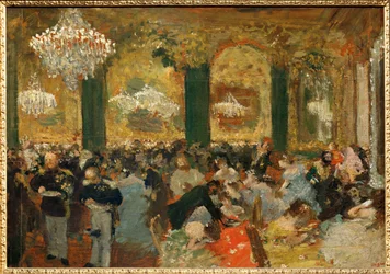 Le souper au bal (óleo sobre lienzo)