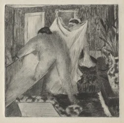 Saliendo del baño, c.1878-80