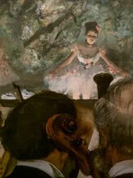 Les Musiciens (detalle). 1872-1873, retomado alrededor de 1874-1876. Óleo sobre lienzo