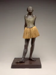 Pequeña Bailarina de Catorce Años, molde de yeso posiblemente 1920-1921, después del modelo original de cera 1878-1881