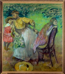 Madame Alexis Rouart y sus hijos