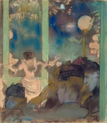 Mademoiselle Bécat en el Café des Ambassadeurs