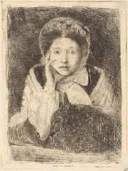 Marguerite De Gas, la hermana del artista (Marguerite De Gas, hermana del artista)
