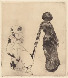 Mary Cassatt en el Louvre: La Galería Etrusca, 1879-1880