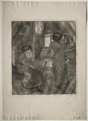 Mary Cassatt en el Louvre: La Galería Etrusca, 1879-1880