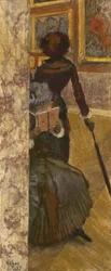 Mary Cassatt en el Louvre: La galería de pinturas, 1885