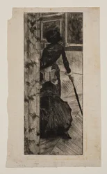 Mary Cassatt en la Galería de Pinturas del Louvre