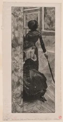 Mary Cassatt en la Galería de Pinturas del Louvre