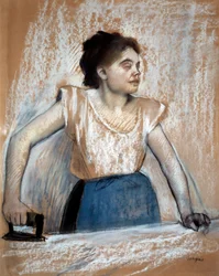 Pintura al pastel de Edgar Degas (1869)