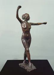 Preparación para la danza, pie derecho al frente