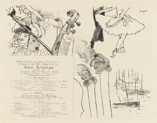 Programa de la Soirée Artistique