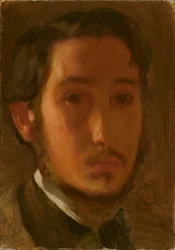 Autorretrato con cuello blanco