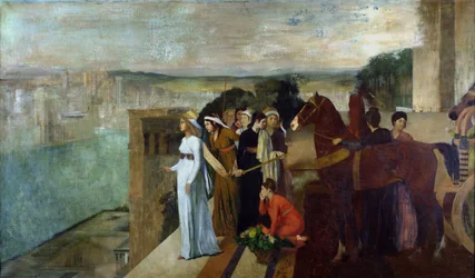Semíramis construyendo Babilonia, 1861