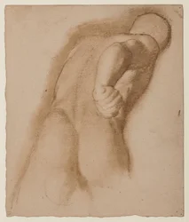 Estudio después de Agasias de Éfeso, "Gladiador Borghese", c.1855