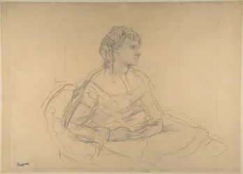 Estudio para «Madame Théodore Gobillard» (Yves Morisot)