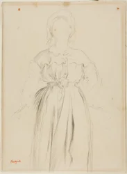 Estudio para un retrato de Marguérite de Gas