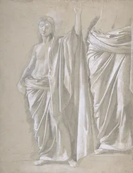 Estudio de una figura drapeada