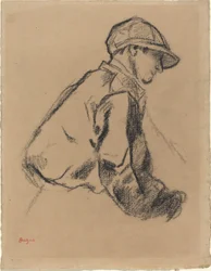 Estudio de un Jockey, c.1884
