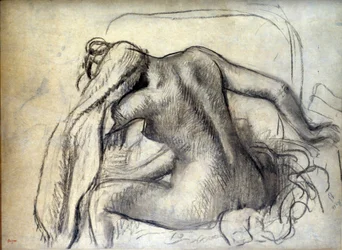 El tocador. Dibujo de Edgar Degas (1834-1917). Siglo XIX. París, Museo del Louvre