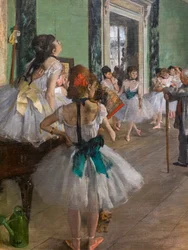 La clase de danza (detalle)