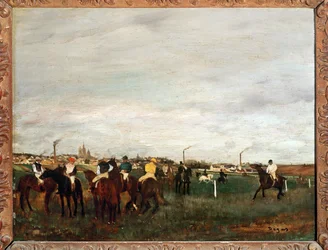 Las carreras (óleo sobre lienzo)