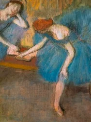 Dos bailarinas descansando (también conocidas como 