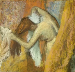 Mujer en su tocador