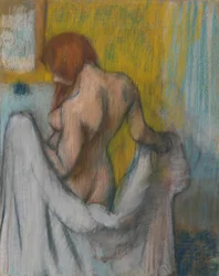 Mujer con una Toalla, 1894 o 1898