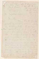 Carta al editor de un concurso de periódico, 1914-18