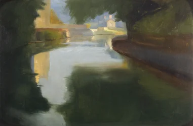 Atardecer: el canal de Glamorgan
