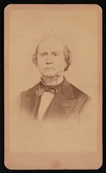 Retrato de Ezra Bartlett French 1810-1880, antes de 1880