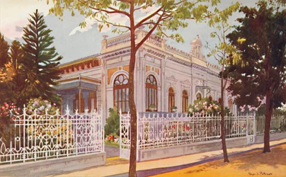 Vilino Nair, Residencia del Almirante Barón de Teffé von Hoonholtz, Petrópolis, 1914