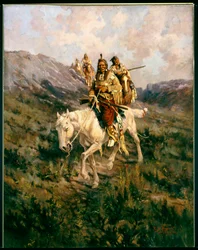 Visita a otra tribu, 1909