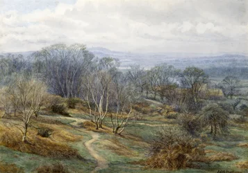 Hampstead Heath mirando hacia Harrow on the Hill, c.1880