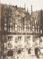 Fragmento del Palacio de Justicia, Ruan, 1852-54