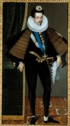 Retrato de cuerpo entero de Enrique III (1551-1589), Rey de Francia