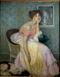 Retrato de la señorita Ella Carmichael, institutriz de los niños