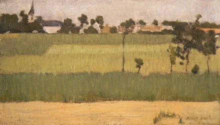 Las Afueras de un Pueblo, ca. 1880