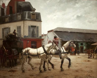 Una parada de coche en la Place de Passy